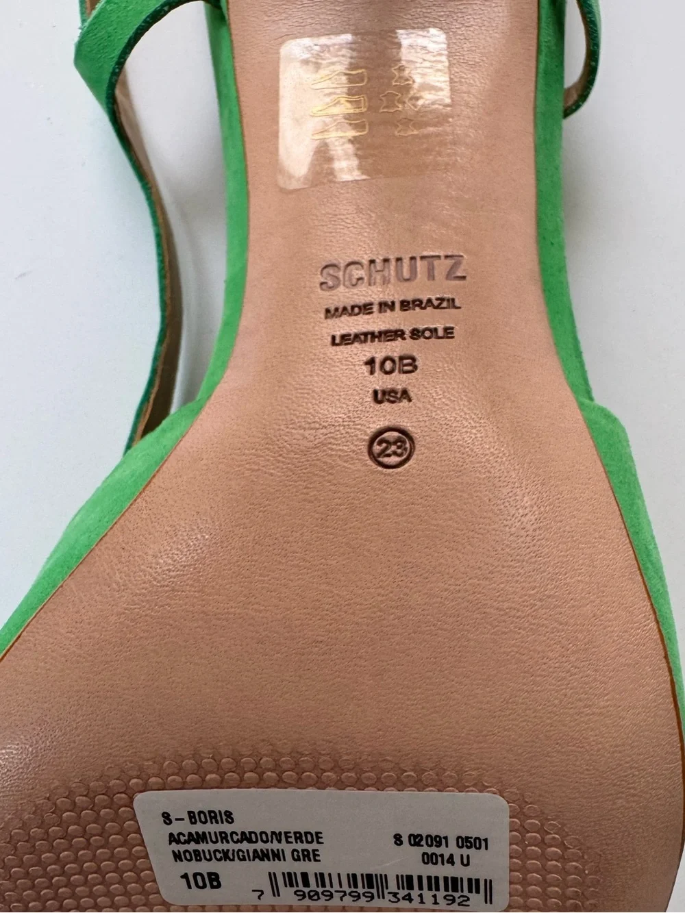 Schultz Boris Slingback Pump in Green | 10